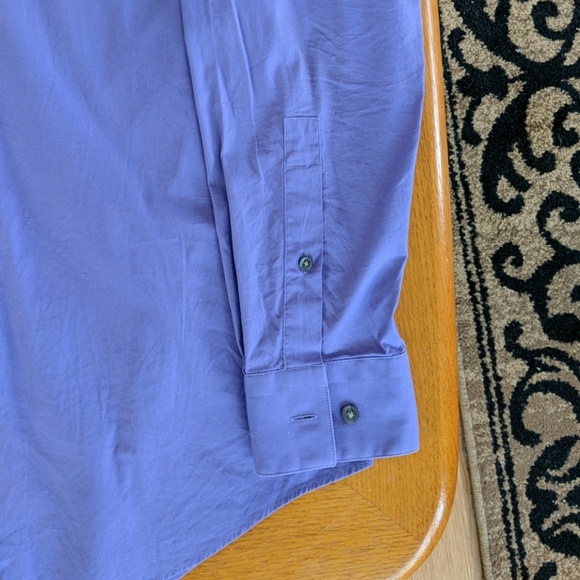 Men’s Slim Fit Dress Shirt in Light Purple - Picture 2 of 4